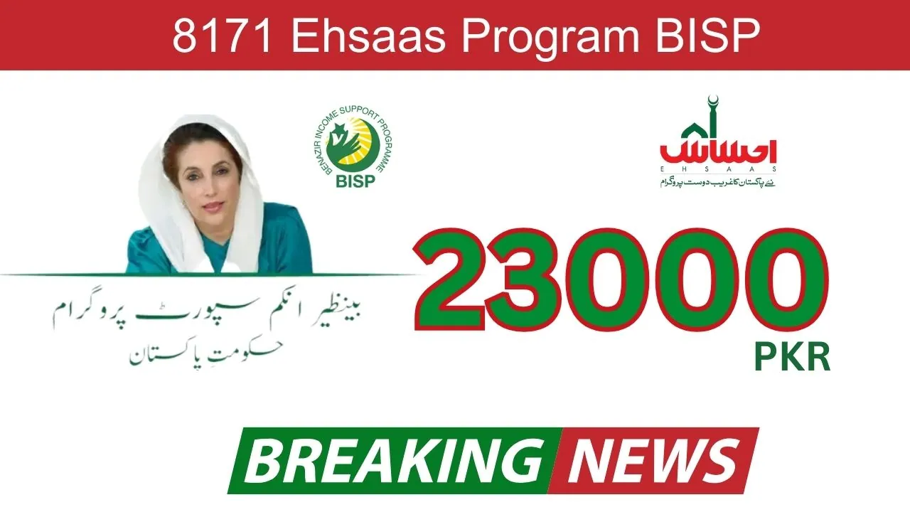 8171 Ehsaas Program 23000 BISP September 2023 Updates